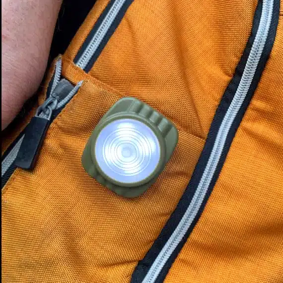 Clip d'éclairage rechargeable blanc ou rouge