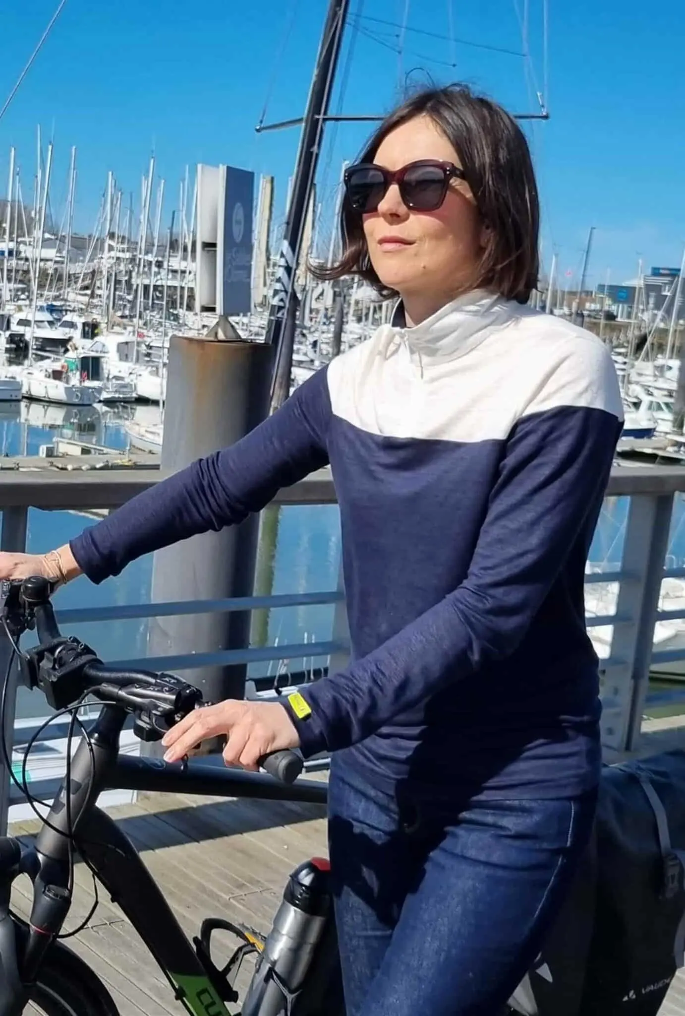 Polo Femme en Lin Manches Longues | Daily Bike – Image 4