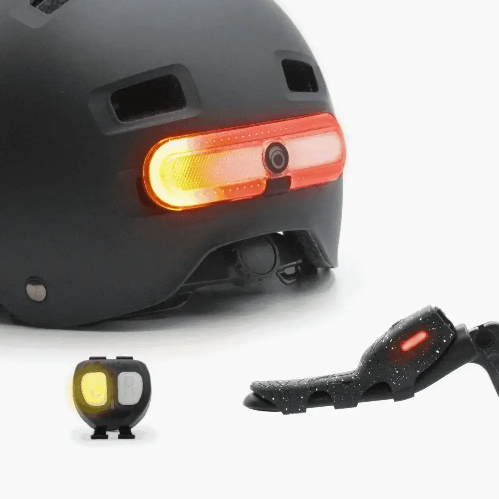 Overade TURN - Éclairage AR Vélo/Casque – Clignotants – Détecteur Feu Stop (oxibrake)